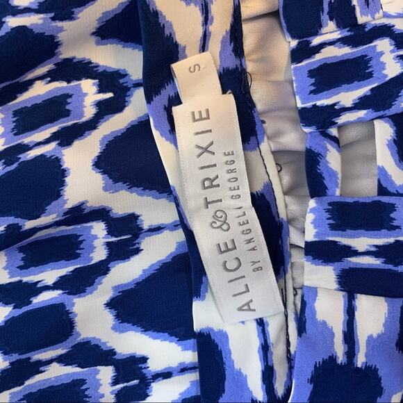 Alice & Trixie silk ikat off the shoulder dress - Picture 4 of 7